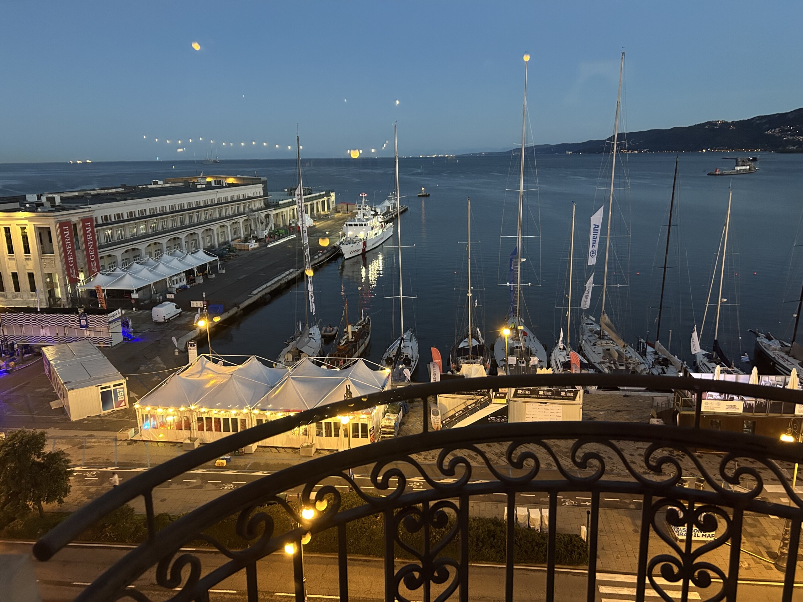 View Of The Harbor In Trieste